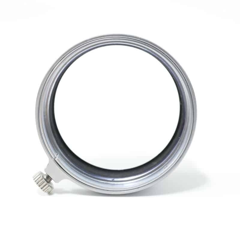 エルマー35mm F3.5用 フード ニューヨークライツ製 FLQOO シルバークローム