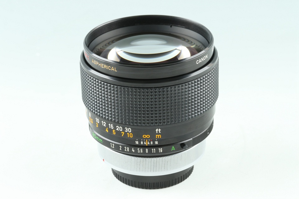 Canon FD 85mm F/1.2 S.S.C. ASPH Lens #38499F5