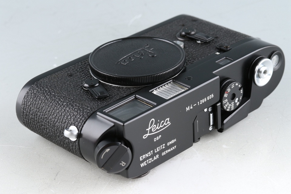 Leica Leitz M4 Black Paint 35mm Rangefinder Film Camera With Box #45687L1