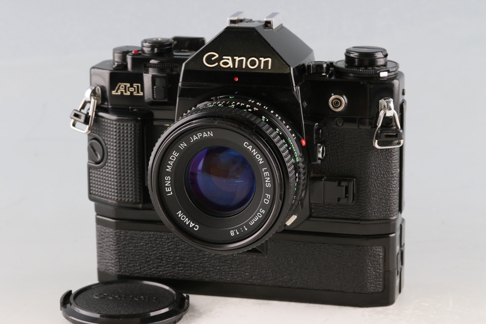 Canon A-1 + FD 50mm F/1.8 Lens #60102D3