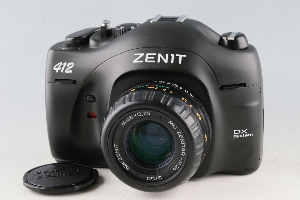 ZENIT 412 DX 35mm SLR Film Camera + MC Zenitar-M2s 50mm F/2 Lens #60490G42