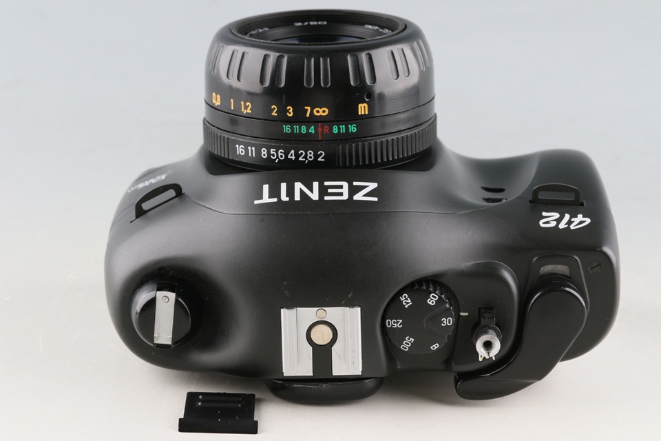 ZENIT 412 DX 35mm SLR Film Camera + MC Zenitar-M2s 50mm F/2 Lens #60490G42