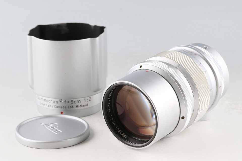 Leica Leitz Canada Ltd. Midland Summicron 90mm F/2 Lens for L39 #60639T