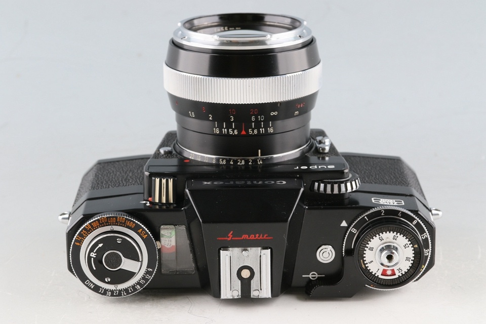 Zeiss Ikon Contarex Super + Planar 55mm F/1.4 Lens #60642D1