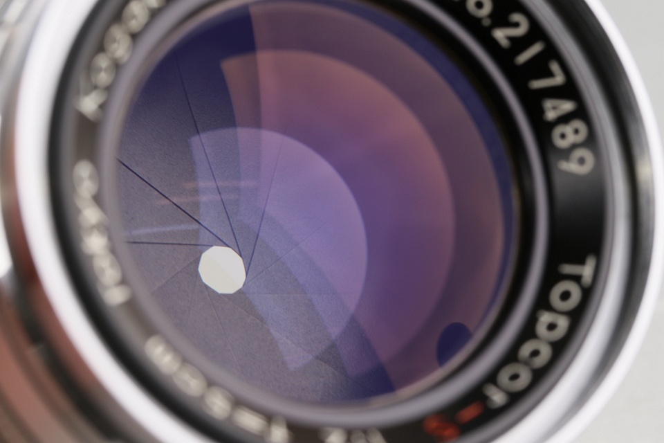 Tokyo Kogaku Topcor-S 50mm F/2 Lens for Leica L39 #60675C2