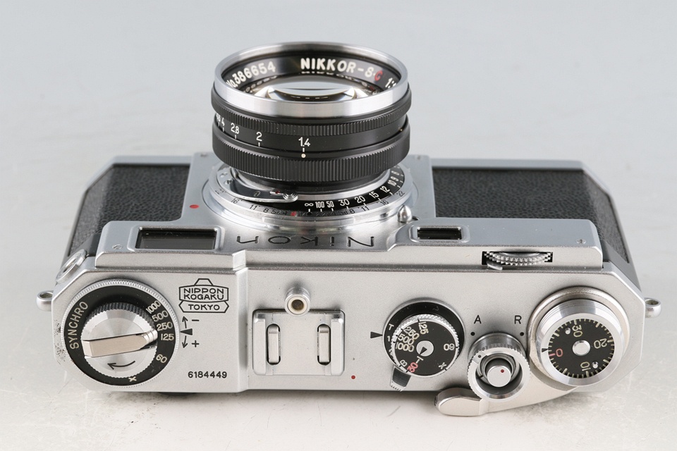 Nikon S2 + Nikkor-S.C 50mm F/1.4 Lens With Box #60806L4