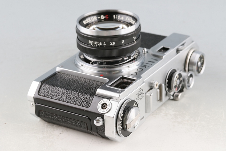 Nikon S2 + Nikkor-S.C 50mm F/1.4 Lens With Box #60806L4