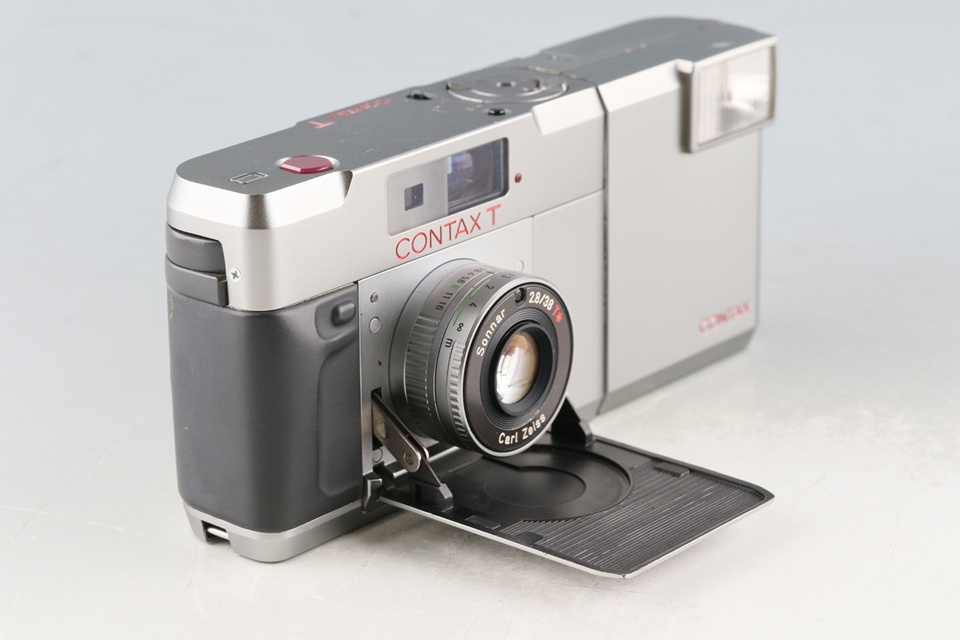 Contax T 35mm Film Camera + T14 Auto Strobe #60863D5