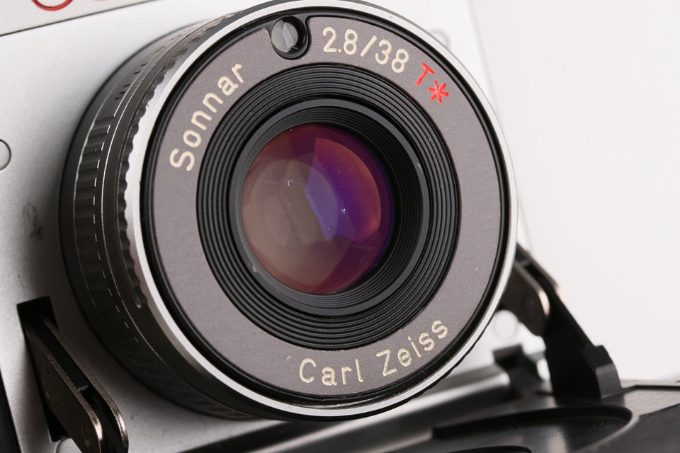 Contax T 35mm Film Camera + T14 Auto Strobe #60863D5