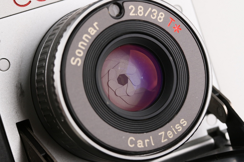 Contax T 35mm Film Camera + T14 Auto Strobe #60863D5