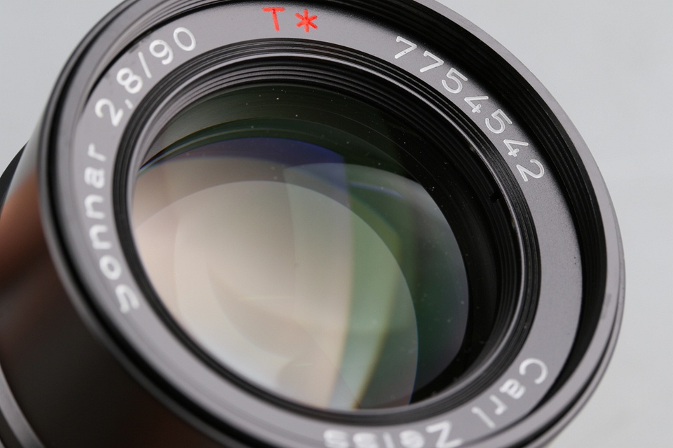 Contax Carl Zeiss Sonnar T* 90mm F/2.8 Black Lens Set for Contax G1 G2 #60972A1