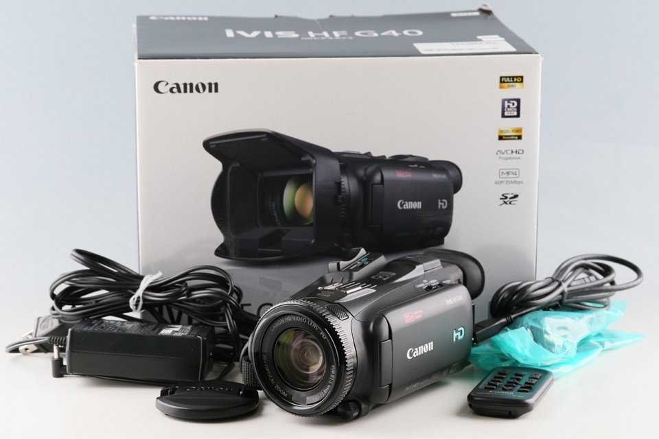 Canon iVIS HF G40 HD Video Camera With Box #61029L9