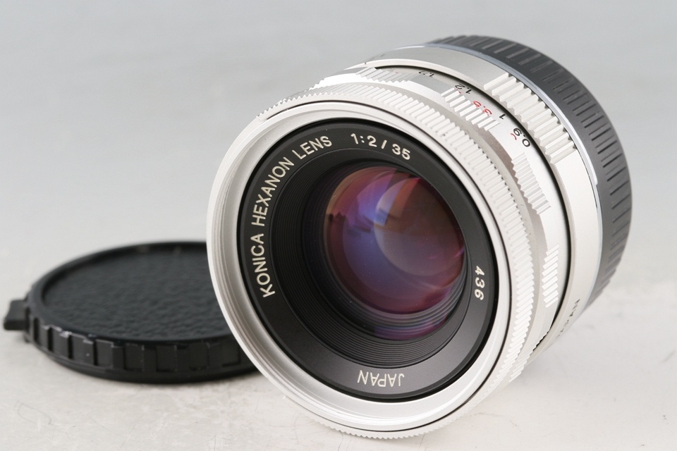 Konica Hexanon 35mm F/2 Lens for Leica L39 + M Mount Adapter #61182C1