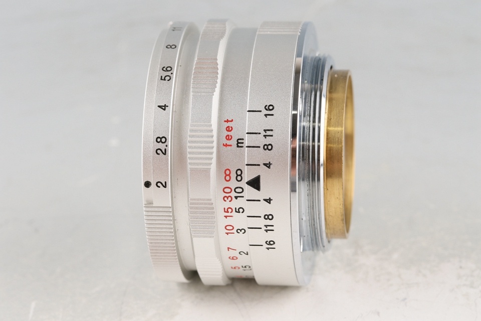 Konica Hexanon 35mm F/2 Lens for Leica L39 + M Mount Adapter #61182C1