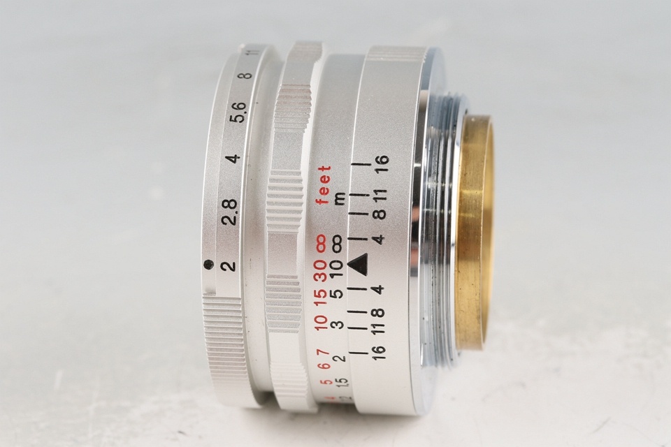 Konica Hexanon 35mm F/2 Lens for Leica L39 + M Mount Adapter #61182C1