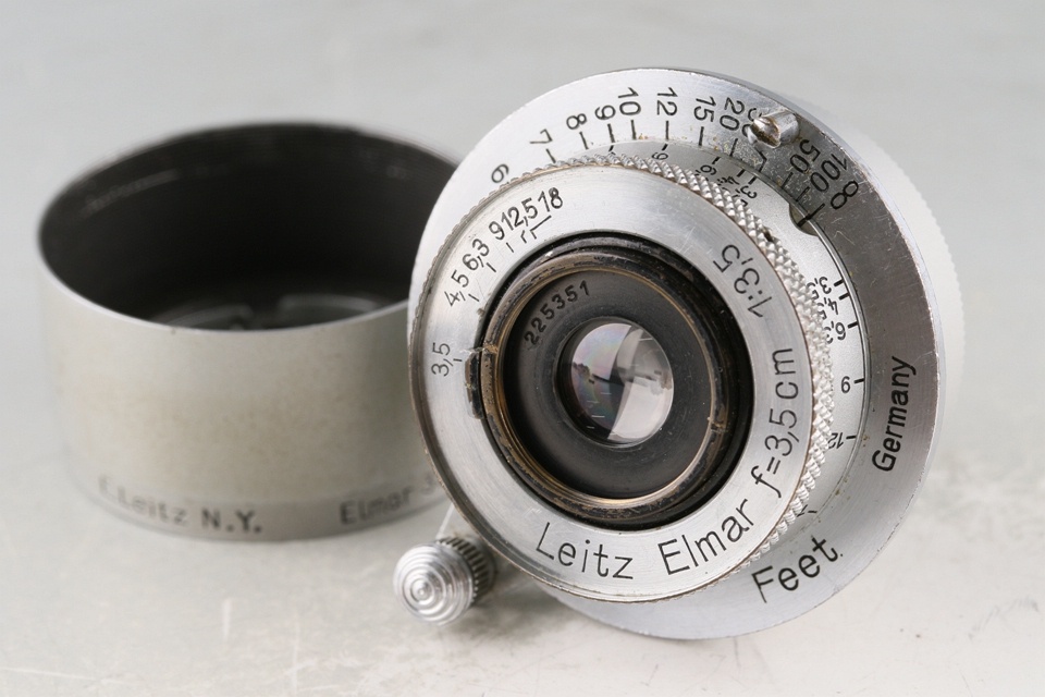 Leica Leitz Elmar 35mm F/3.5 Lens for Leica L39 #61204T