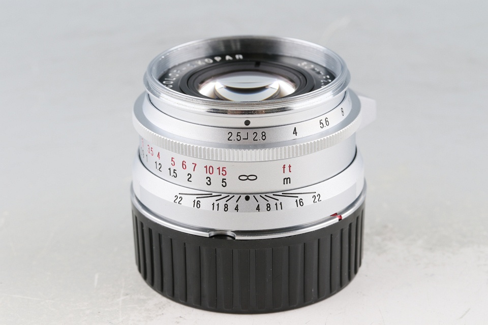 Voigtlander Color-Skopar 50mm F/2.5 Lens for Leica L39 + M Mount Adapter #61584C2