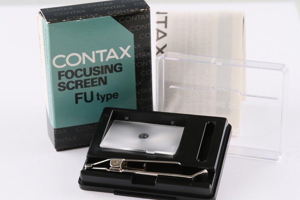 Contax Focusing Screen FU-4 With Box #61612F2
