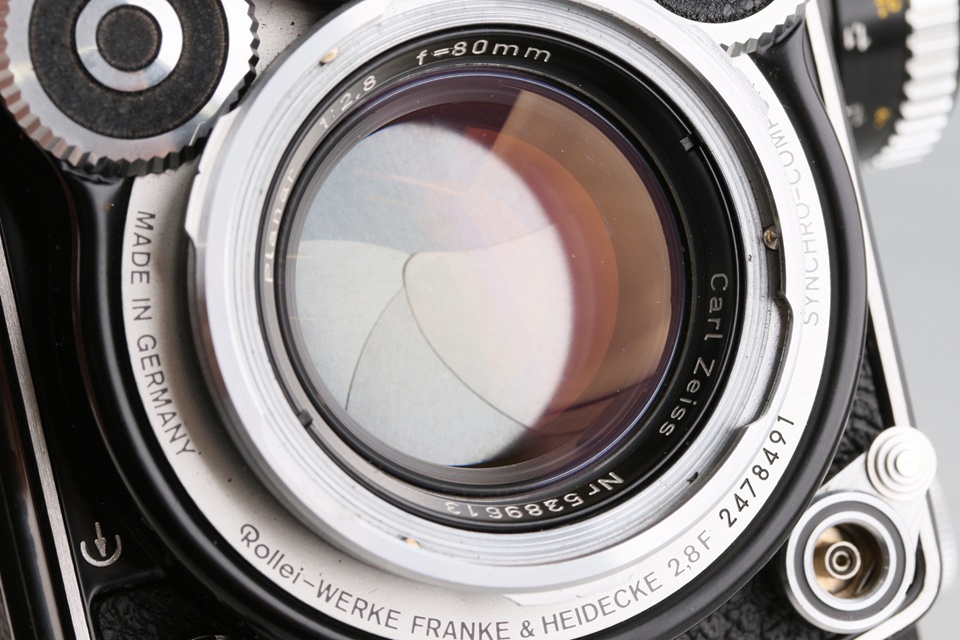 Rollei Rolleiflex 2.8F Planar 80mm F/2.8 Medium Format Film Camera #61713E3