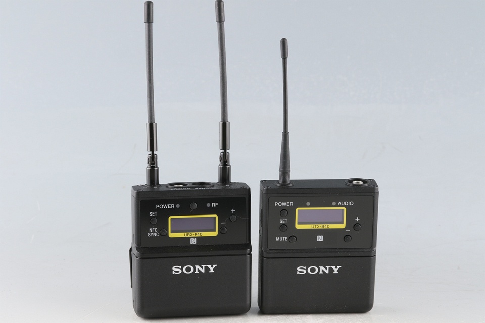 Sony UTX - B40 Bodypack Transmitter + URX - P40 Receiver Set #61766D6