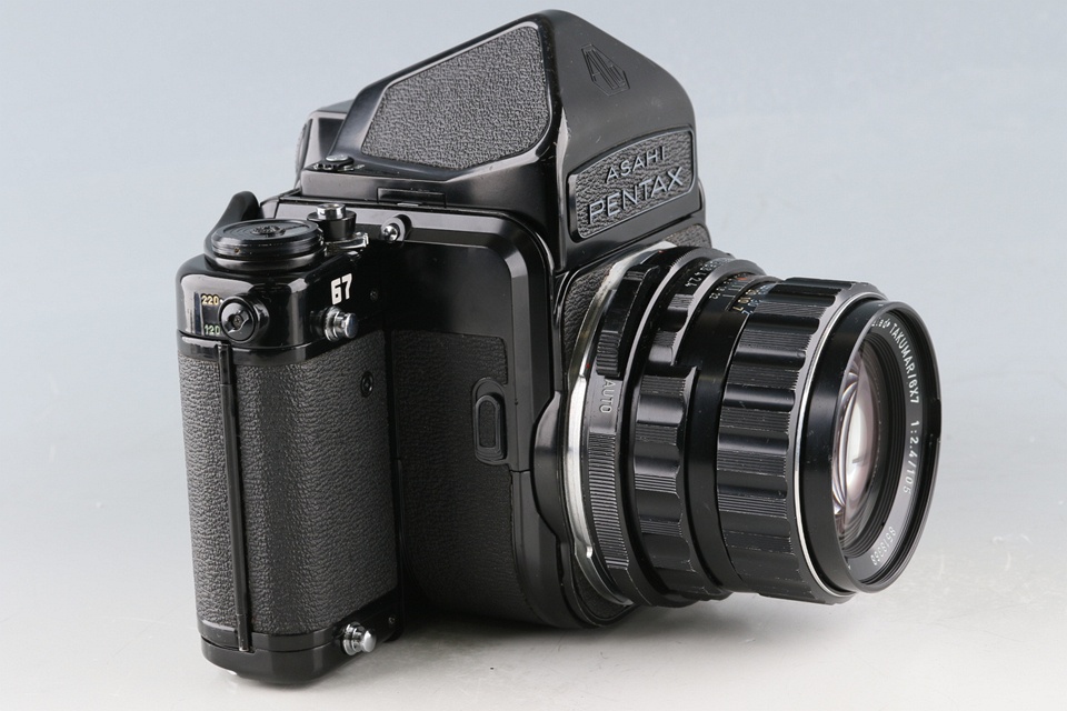 Asahi Pentax 67 TTL + SMC Takumar 6x7 105mm F/2.4 Lens #61817E3