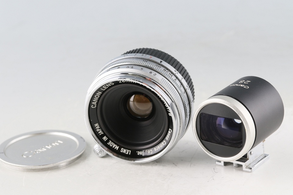 Canon 28mm F/2.8 Lens for Leica L39 + Finder #61829C1