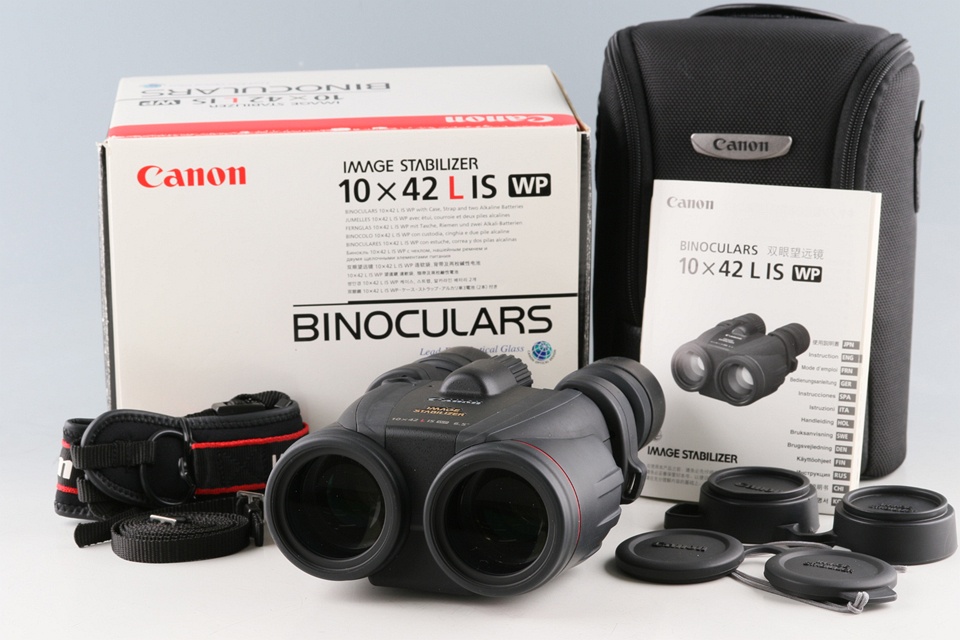 Canon Image Stabilized Binoculars 10x42 L IS WP With Box #61913L3