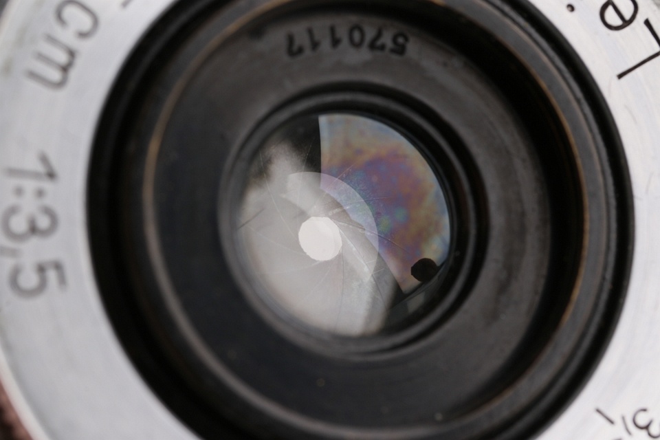 Leica Leitz Elmar 35mm F/3.5 Lens for Leica L39 #62051T