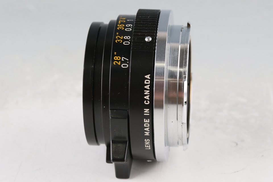 Leica Leitz Canada Summicron 35mm F/2 6-Elements Lens for Leica M #62547T