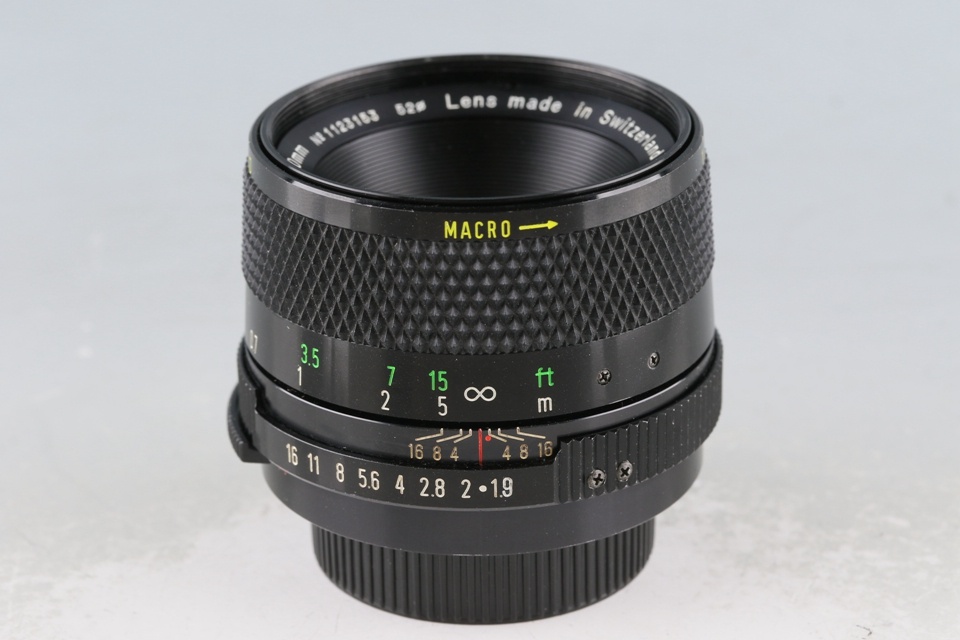 Alpa Kern Macro-Switar 50mm F/1.9 Lens for M42 Mount + Alpa Adapter #62559L7