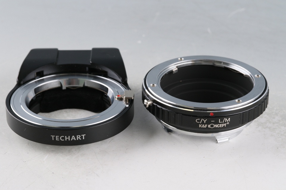 Contax Carl Zeiss Distagon T* 35mm F/1.4 MMJ Lens + C/Y-L/M + LM-EA7 Mount Adapter #63031A1