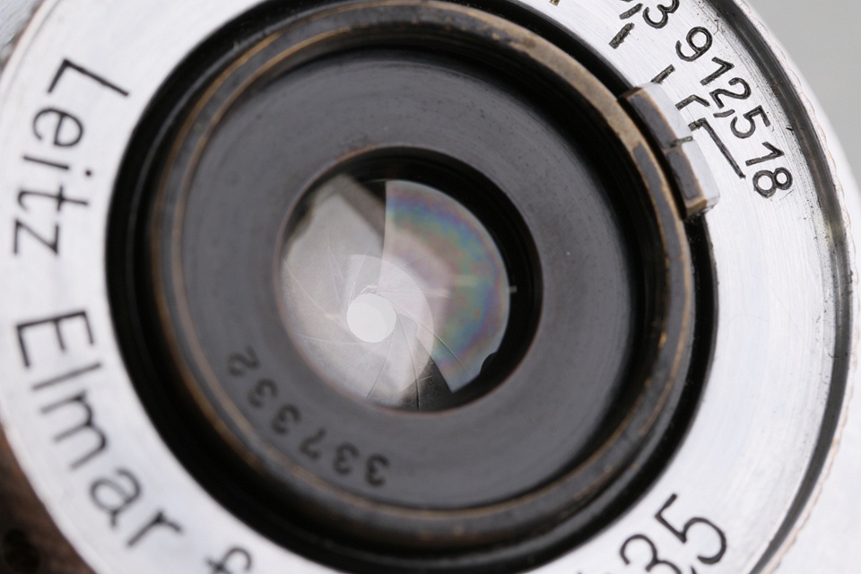 Leica Leitz Elmar 35mm F/3.5 Lens for Leica L39 #63108T