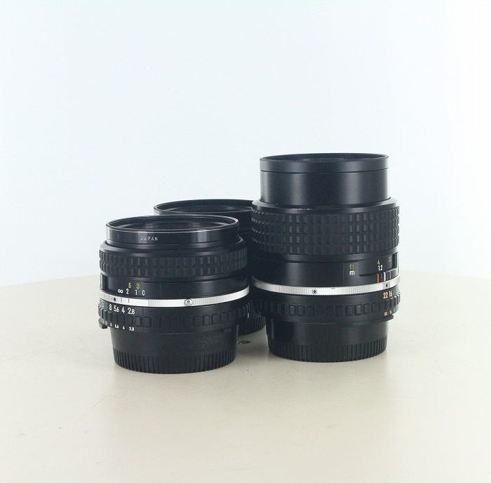 ニコン シリーズE 28/2.8 + 35/2.5 + 100/2.8