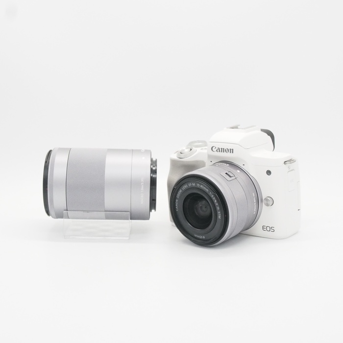 キヤノン EOS KISS M2 ダブルズームキツト ホワイト