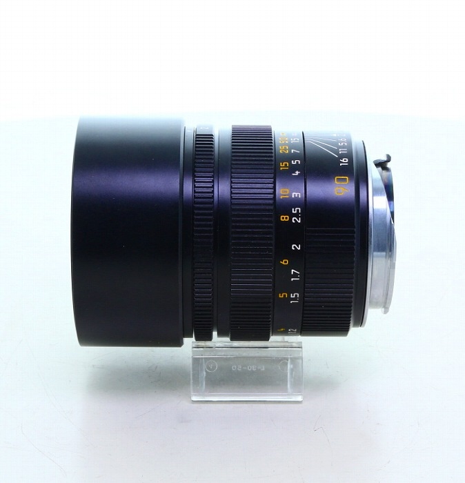 ライカ ズミクロン M90/2 E55 フード組込 ブラッククローム