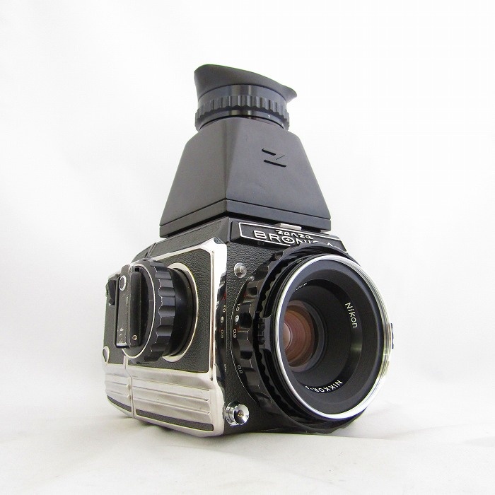 ブロニカ ブロニカ S2 シルバー(野外ルーペ )+ニッコールP75/2.8+マガジン