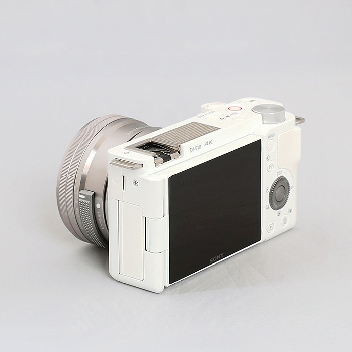 ソニー VLOGCAM ZV-E10L W パワーズームレンズキット ホワイト