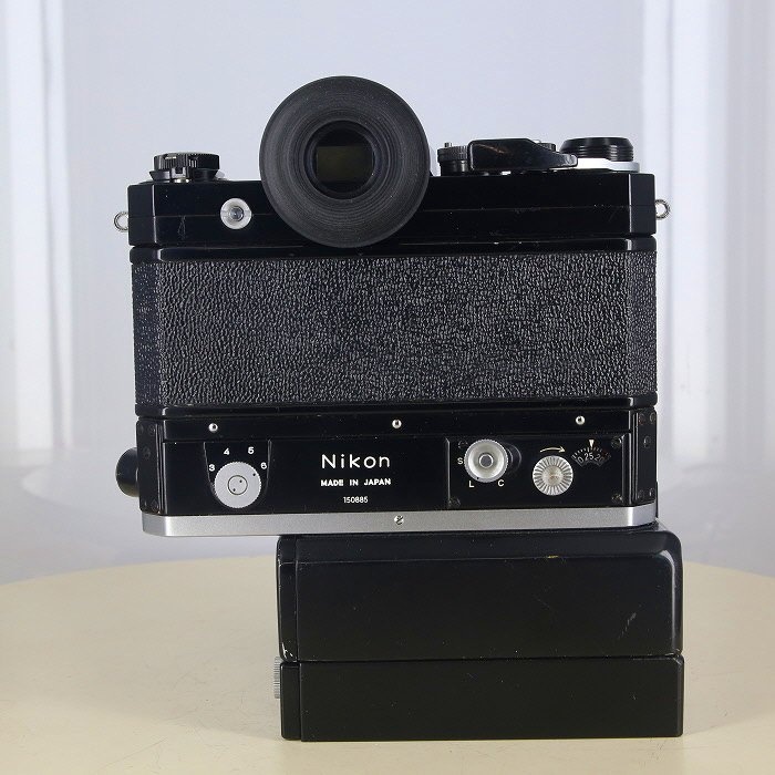 ニコン ニコンF ハーフミラー改造機 + 6コマ高速モータードライブ + 28/3.5