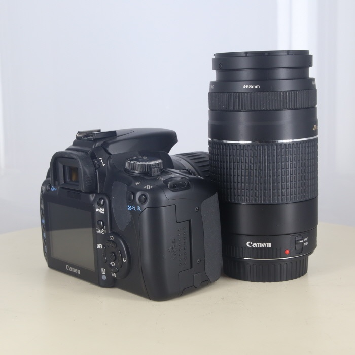 キヤノン REBEL XTi+EFS18-55/3.5-5.6II+EFS75-300/4-5.6III