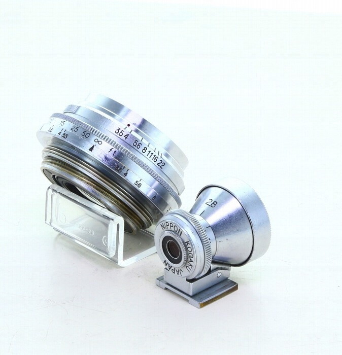 キヤノン L28/3.5+ニコンファインダー