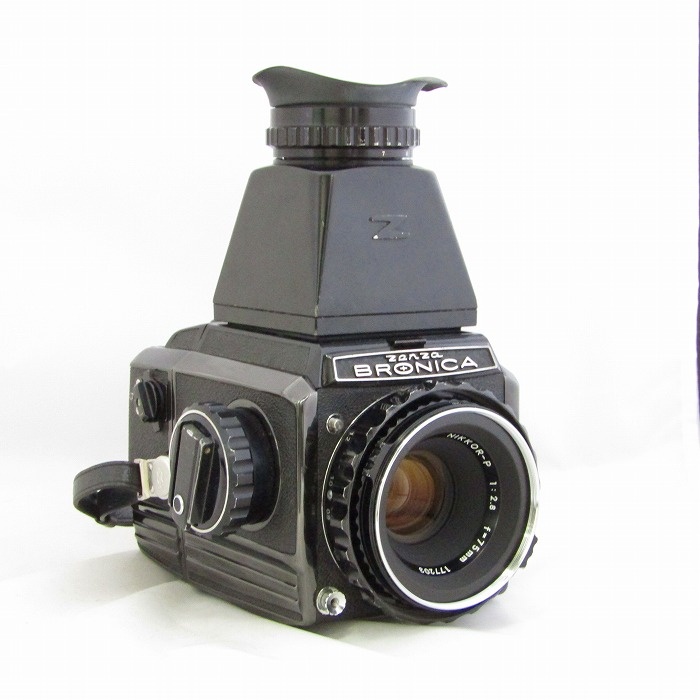 ブロニカ ブロニカ S2 ブラック(野外ルーペ )+ニッコールP75/2.8+マガジン