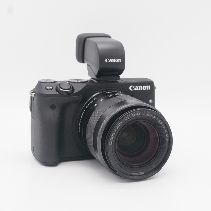 キヤノン EOS M3/EF-M18-55 IS STM EVFキツト ブラツク