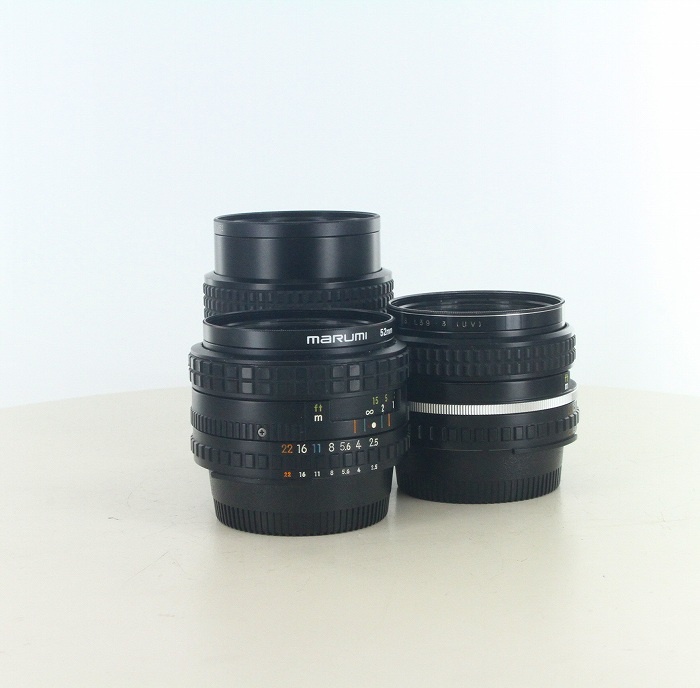 ニコン シリーズE 28/2.8 + 35/2.5 + 100/2.8