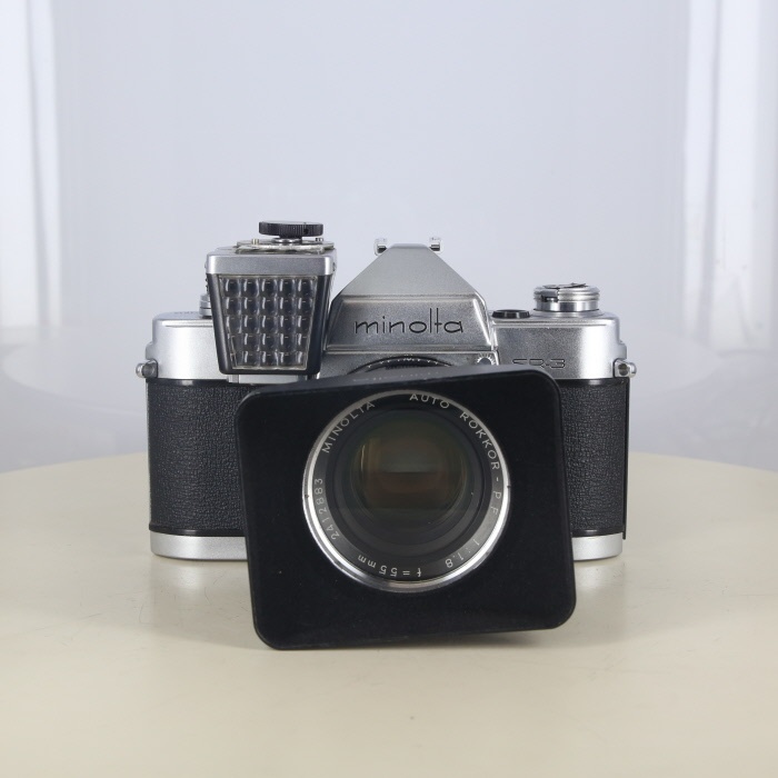 ミノルタ SR-3+AUTO W.ROKKOR-PF 55/1.8