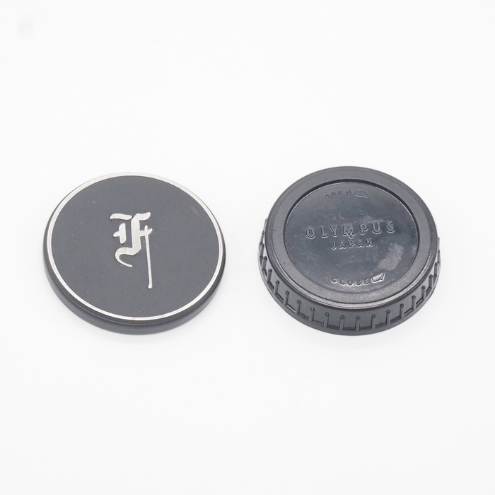 オリンパス PEN用メタルキャップ(内径45mm)+リヤキャップ