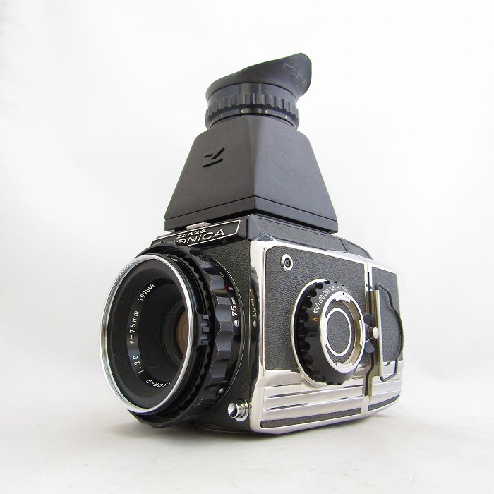ブロニカ ブロニカ S2 シルバー(野外ルーペ )+ニッコールP75/2.8+マガジン