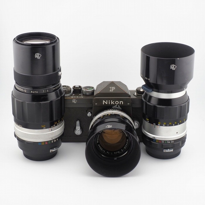 ニコン F(後塗)+50/1.4・135/3.5・200/4 空自仕様