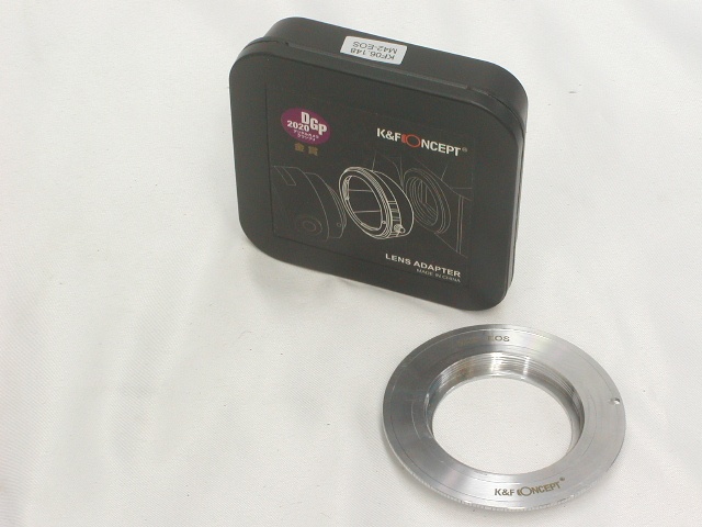K&F マウントアダプター M42 スクリューマウント→ キャノン EOS マウントボディ