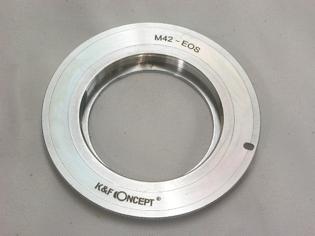 K&F マウントアダプター M42 スクリューマウント→ キャノン EOS マウントボディ