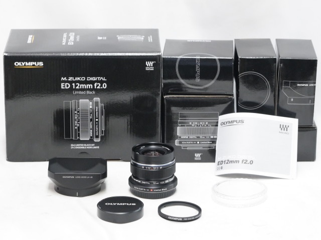 【美品】 M.ZUIKO DIGITAL ED 12mm f2.0